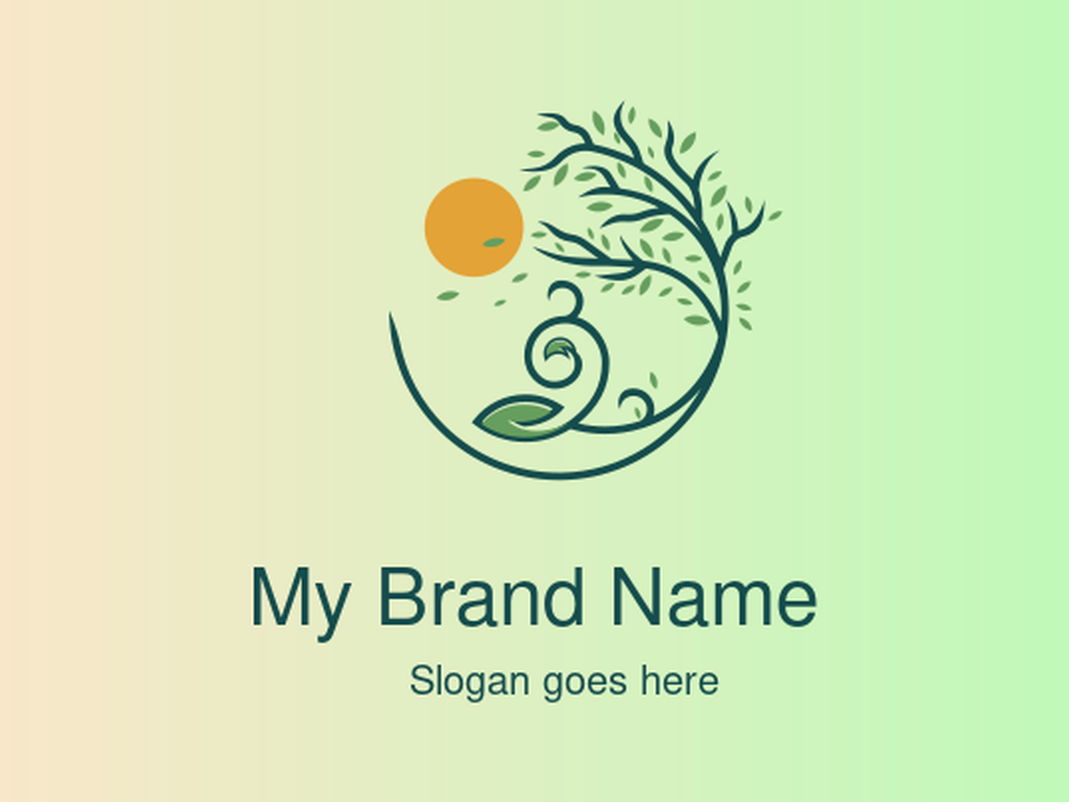 Meditative Tree Logo Design